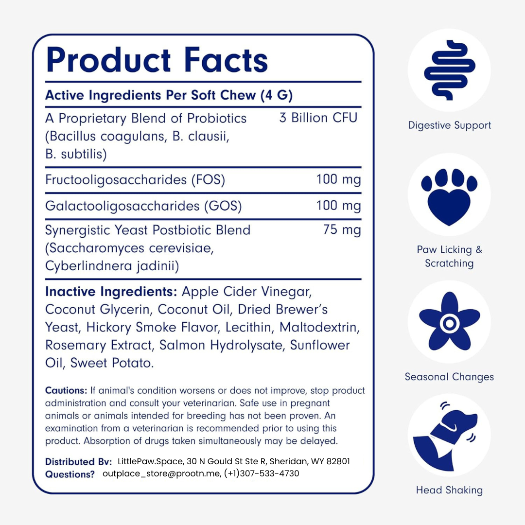 LittlePaw Lab Probiotics for Dogs