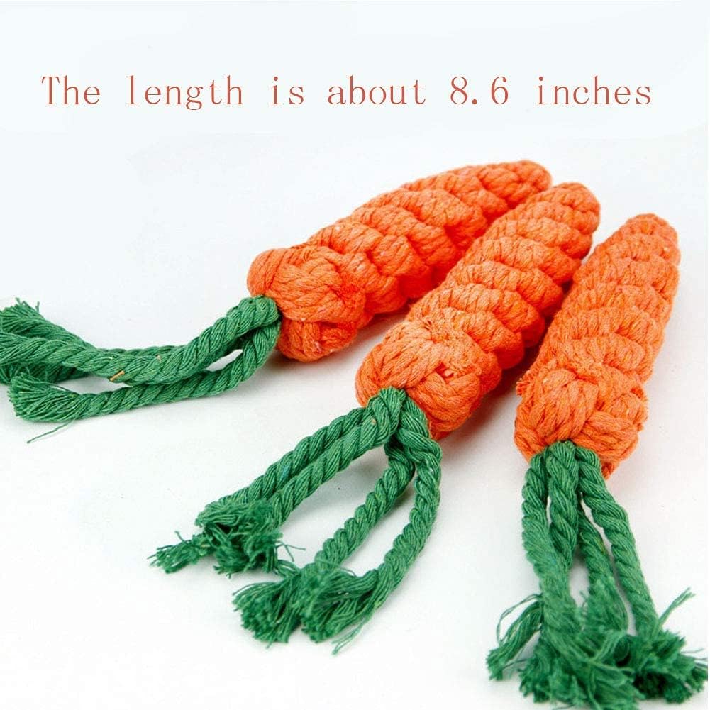Dog Toys Puppy Teething Chew Toys, Dog Rope Toys, Cat Chew Toys, Safe Braided Rabbit Toys Healthy Gift
