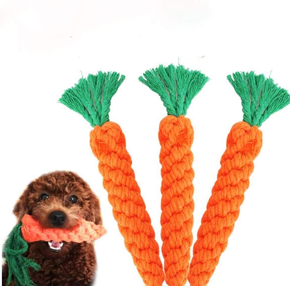 Dog Toys Puppy Teething Chew Toys, Dog Rope Toys, Cat Chew Toys, Safe Braided Rabbit Toys Healthy Gift