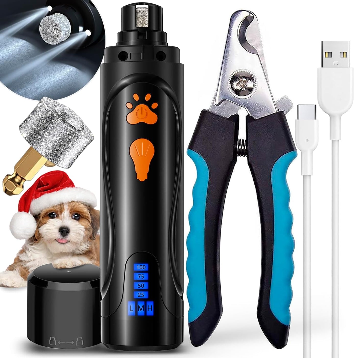 Dog Nail Trimmers and Dog Nail Clippers Kit