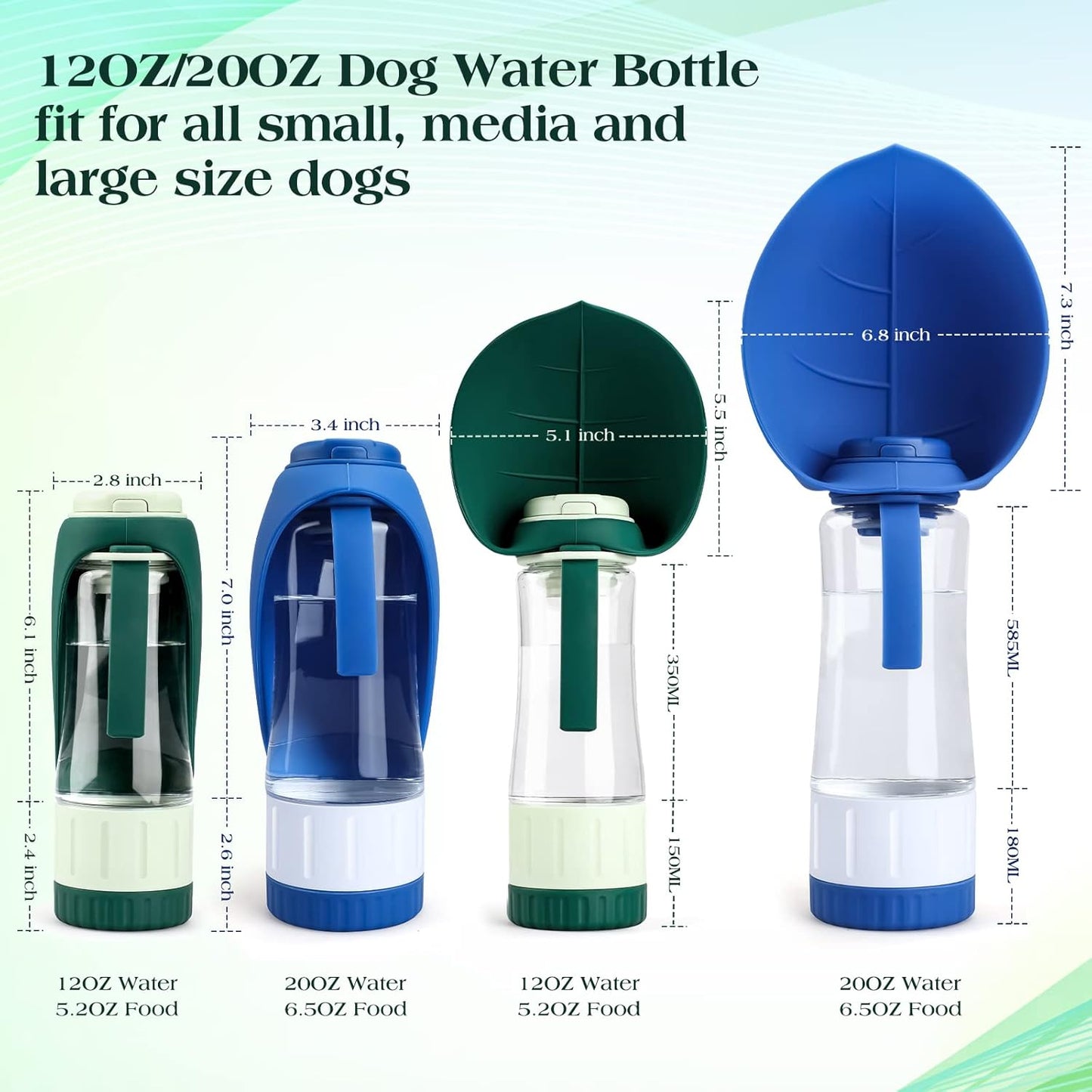 Upgraded Dog Portable Water Bottle