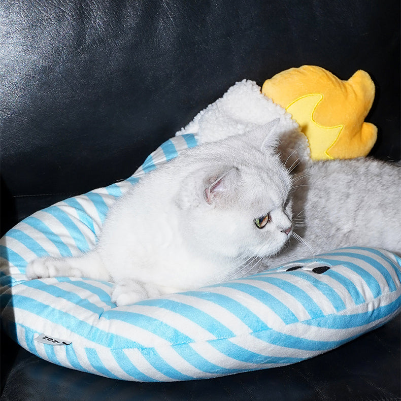 Whimsical Pencil & Candle Pet Pillow