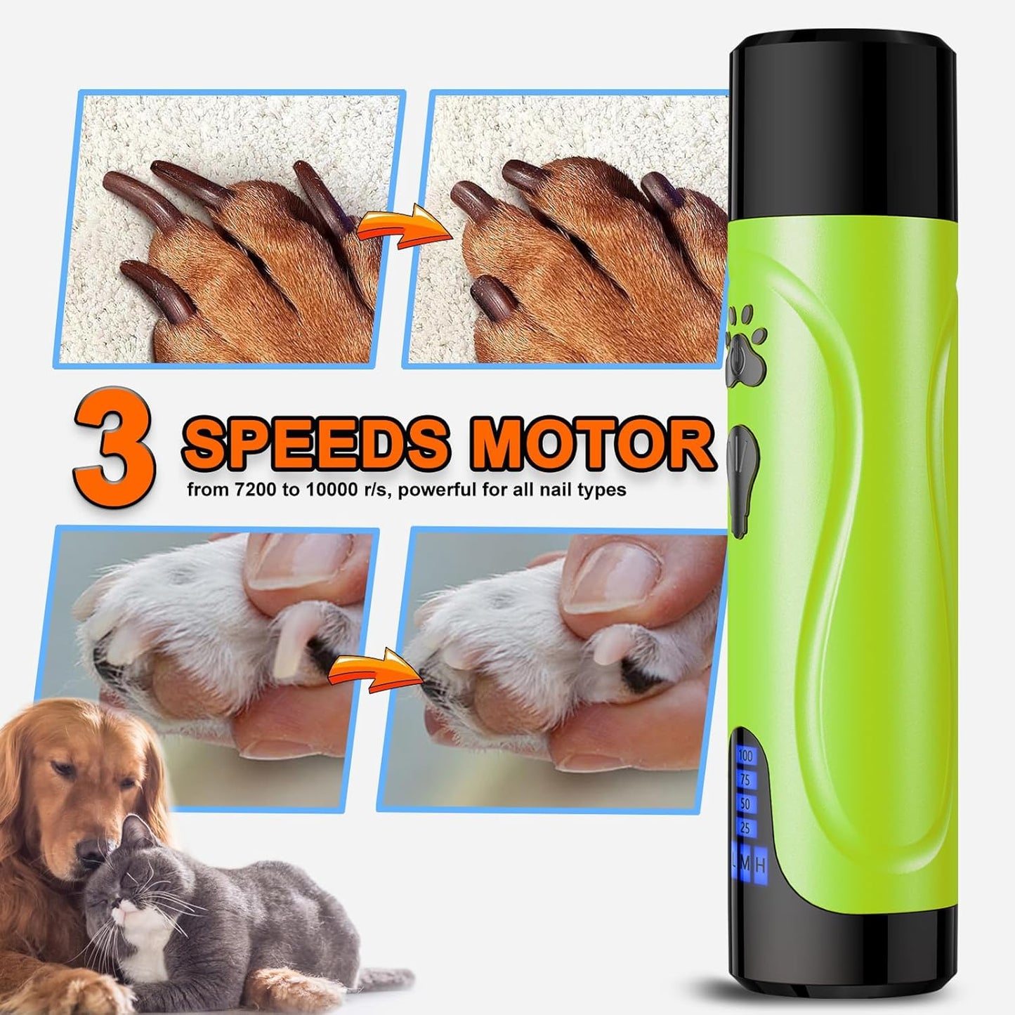 Dog Nail Trimmers and Dog Nail Clippers Kit