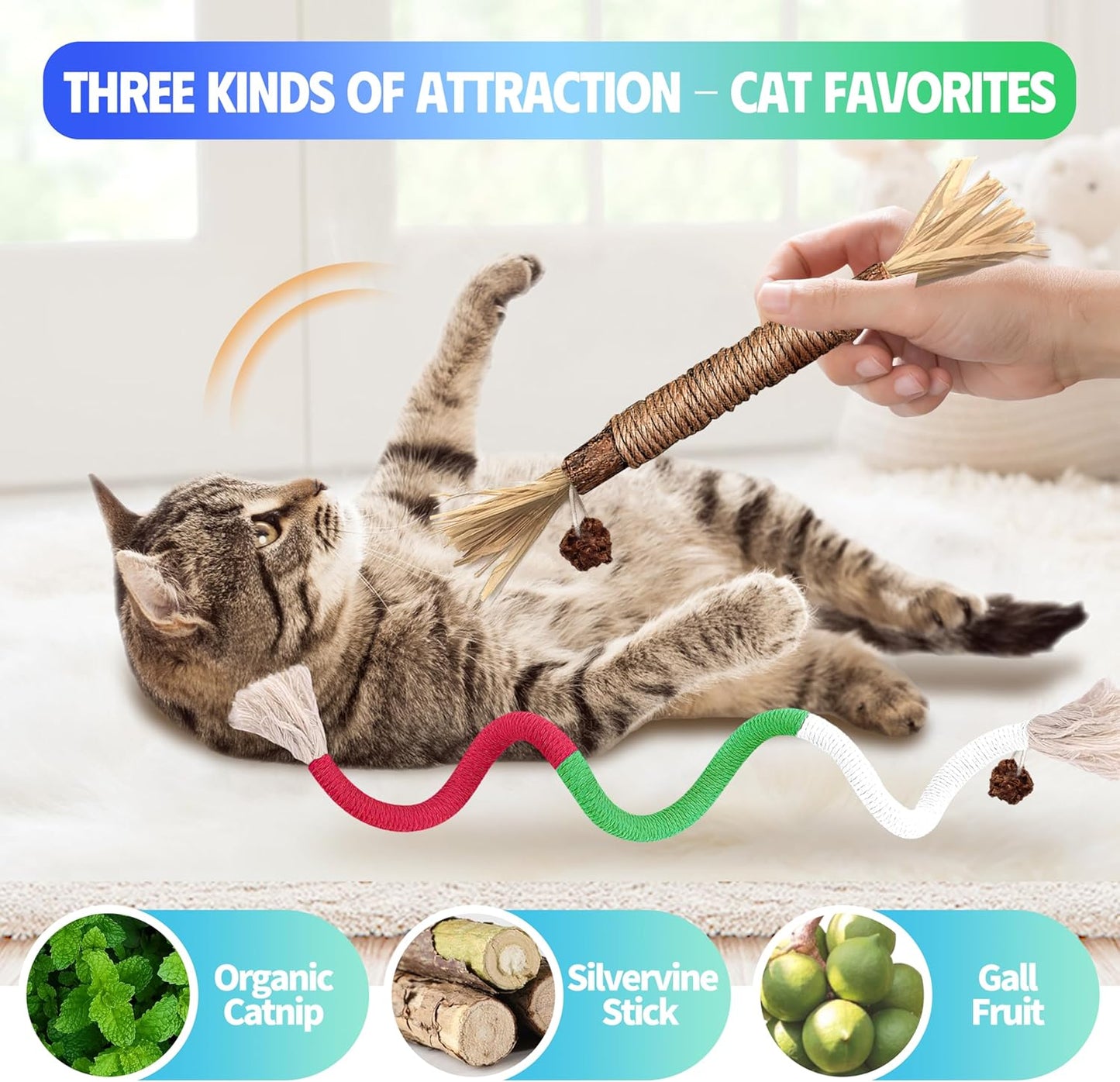 Silvervine Cat Chew Toys for Dental Care