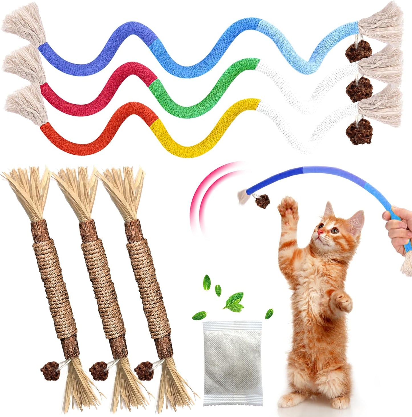 Silvervine Cat Chew Toys for Dental Care