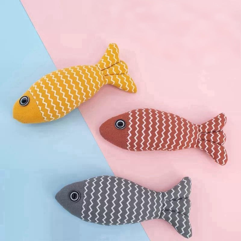 Saury Fish Cat Toys
