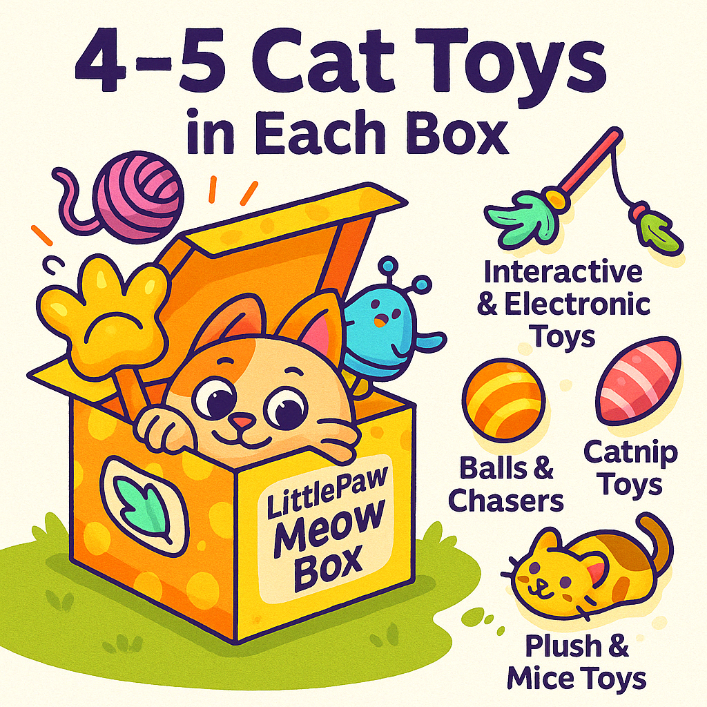 LittlePaw Blind Toy Box for Cats and Dogs