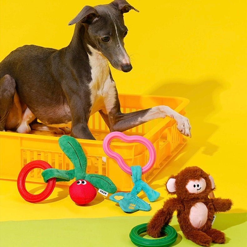 Cherry, Monkey and Fok-Look Chew Toys