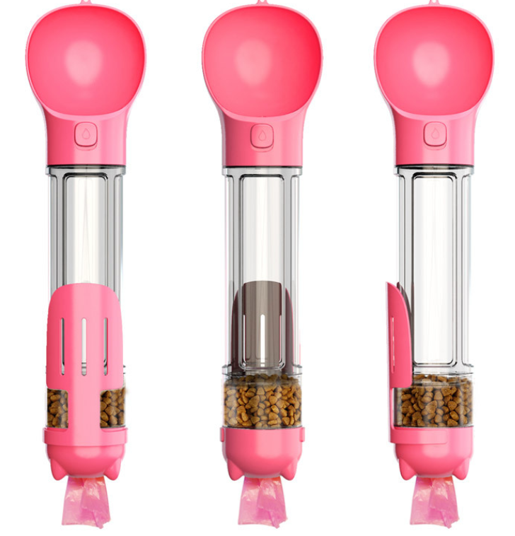 4-in-1 Dog Water Bottle Portable