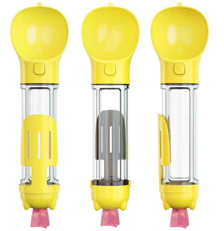 4-in-1 Dog Water Bottle Portable