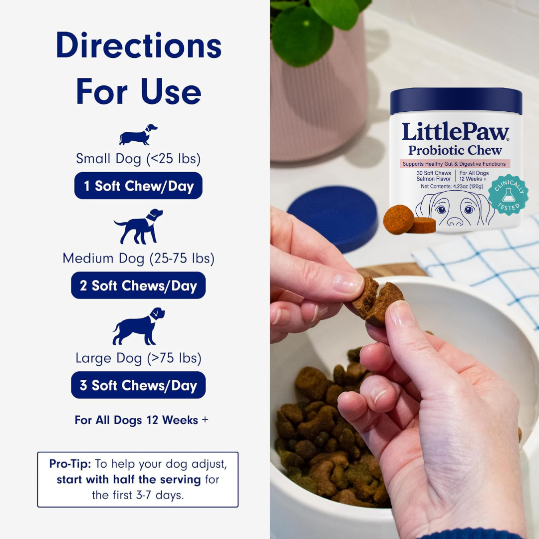 LittlePaw Lab Probiotics for Dogs