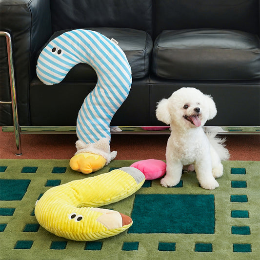 Whimsical Pencil & Candle Pet Pillow