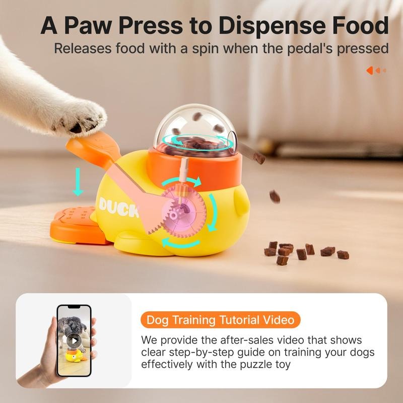 LittlePaw Interactive Treat Dispenser Toy, Food Puzzle Slow Feeder