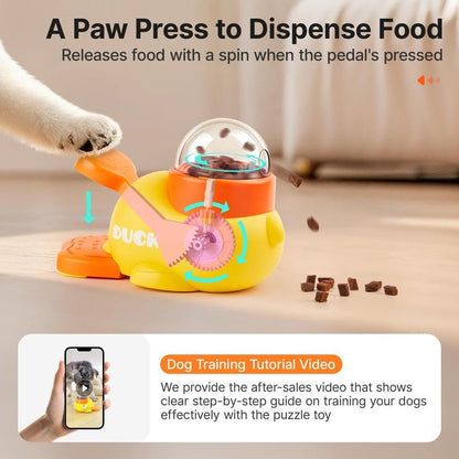 LittlePaw Interactive Treat Dispenser Toy, Food Puzzle Slow Feeder