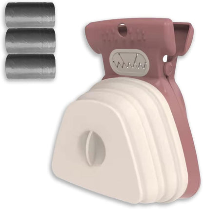 Portable Dog Pooper Scooper with Bag Attachment