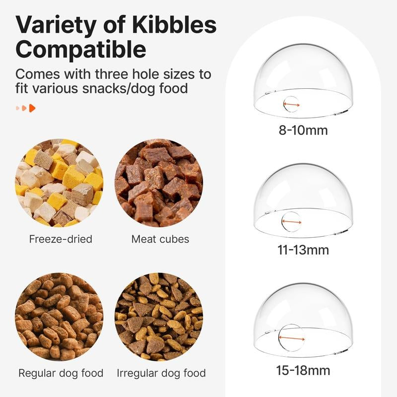 LittlePaw Interactive Treat Dispenser Toy, Food Puzzle Slow Feeder