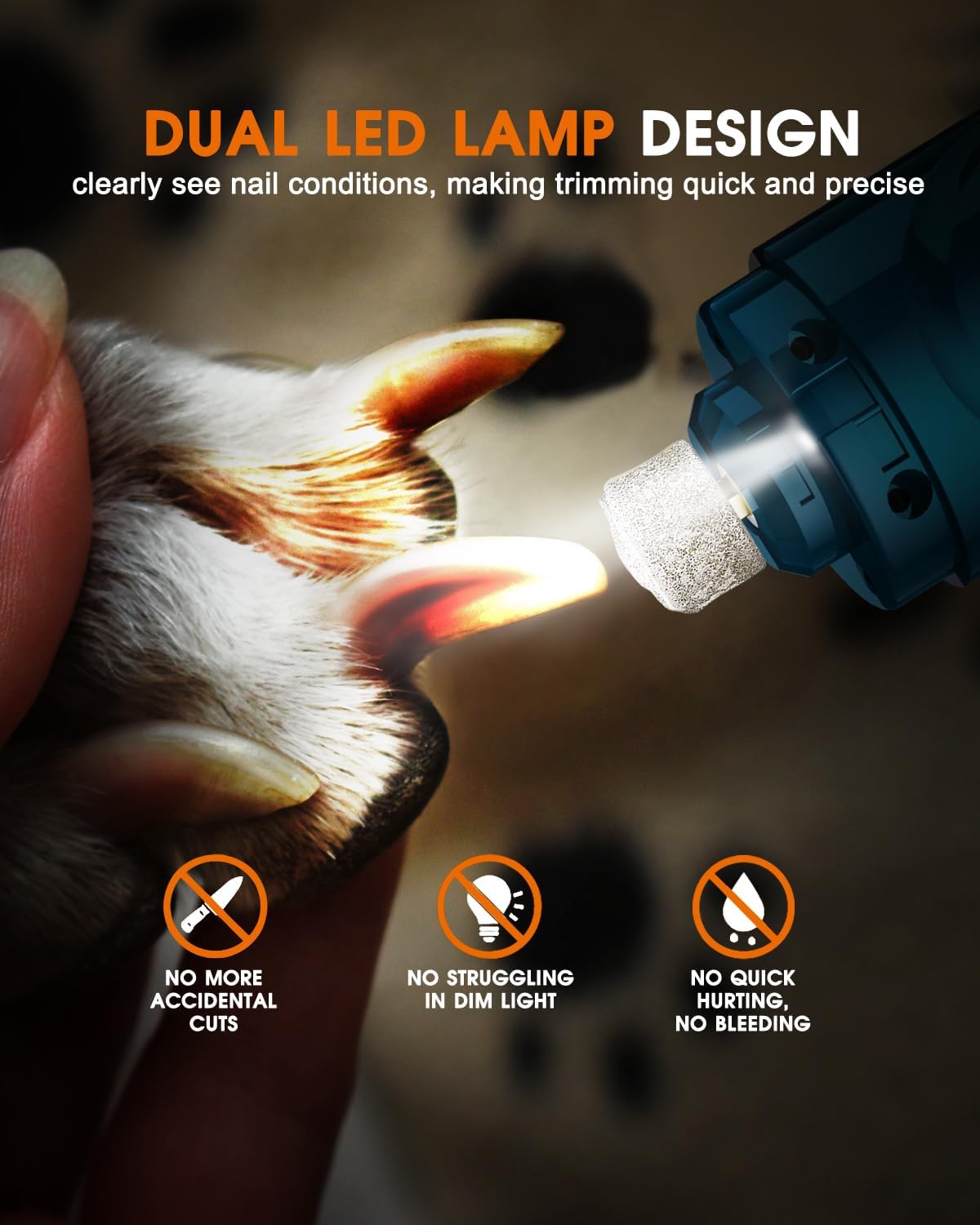 Dog Nail Trimmers and Dog Nail Clippers Kit