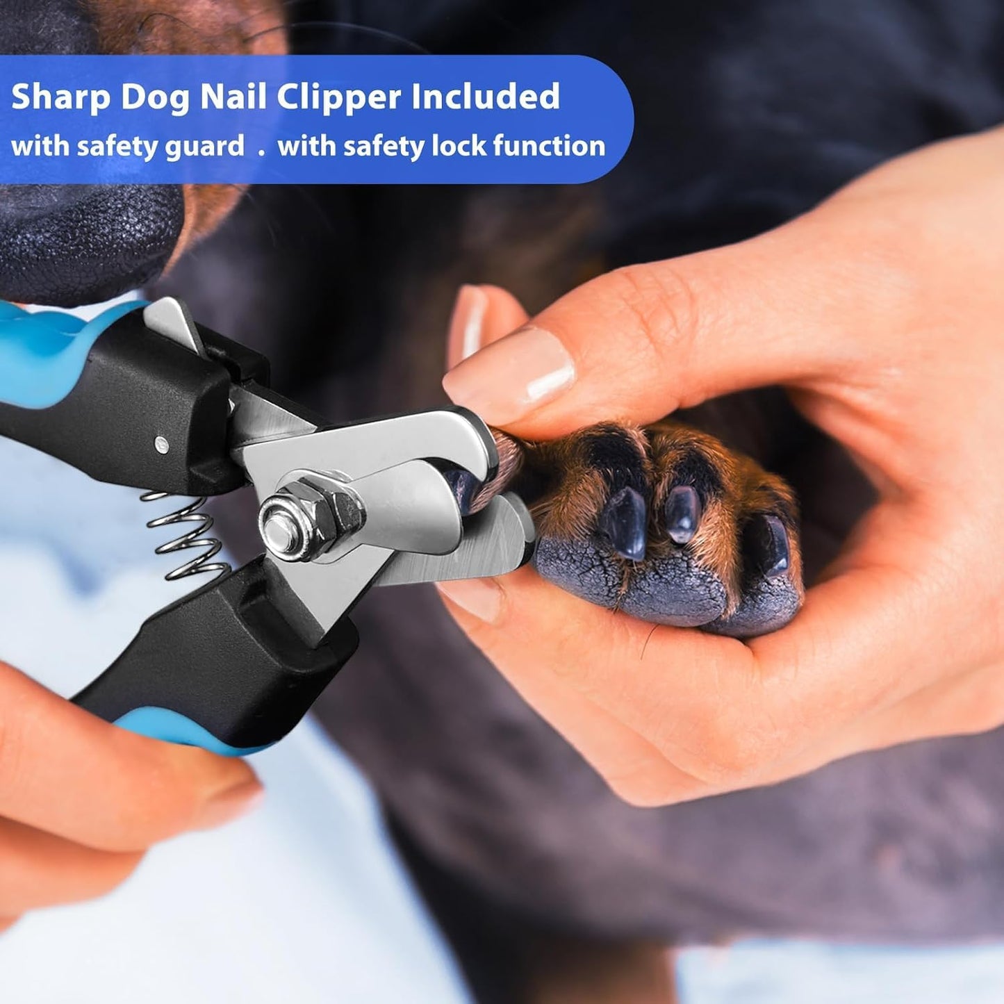 Dog Nail Trimmers and Dog Nail Clippers Kit