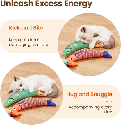 Saury Fish Cat Toys