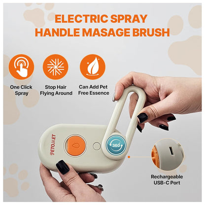 4 in 1 steam brush steam brush for cats and dogs