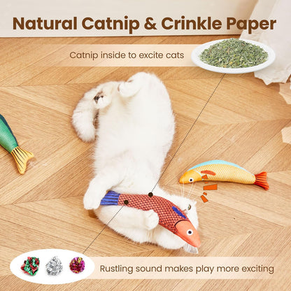 Saury Fish Cat Toys