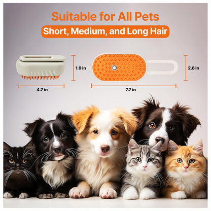 4 in 1 steam brush steam brush for cats and dogs