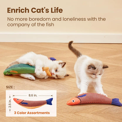 Saury Fish Cat Toys