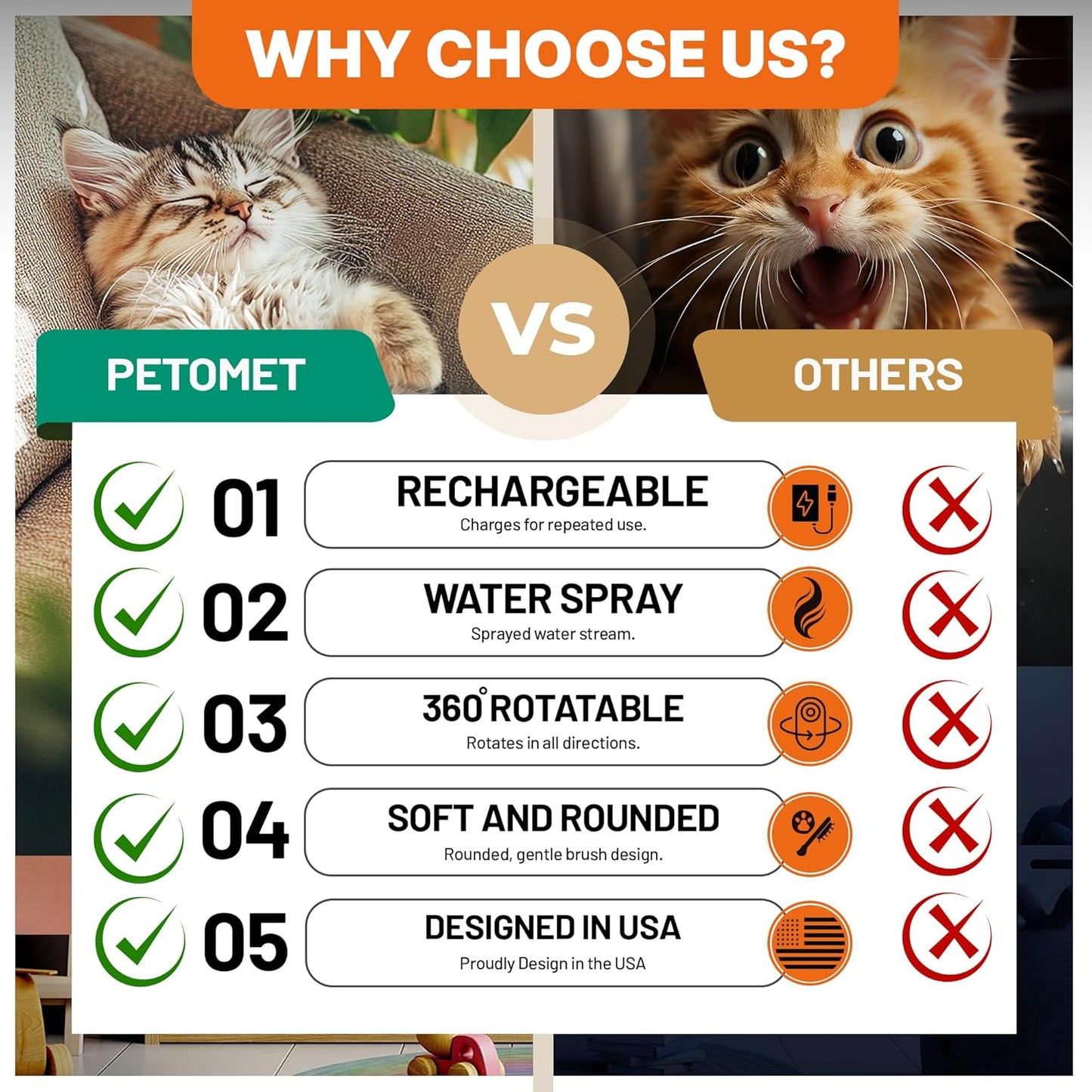 4 in 1 steam brush steam brush for cats and dogs