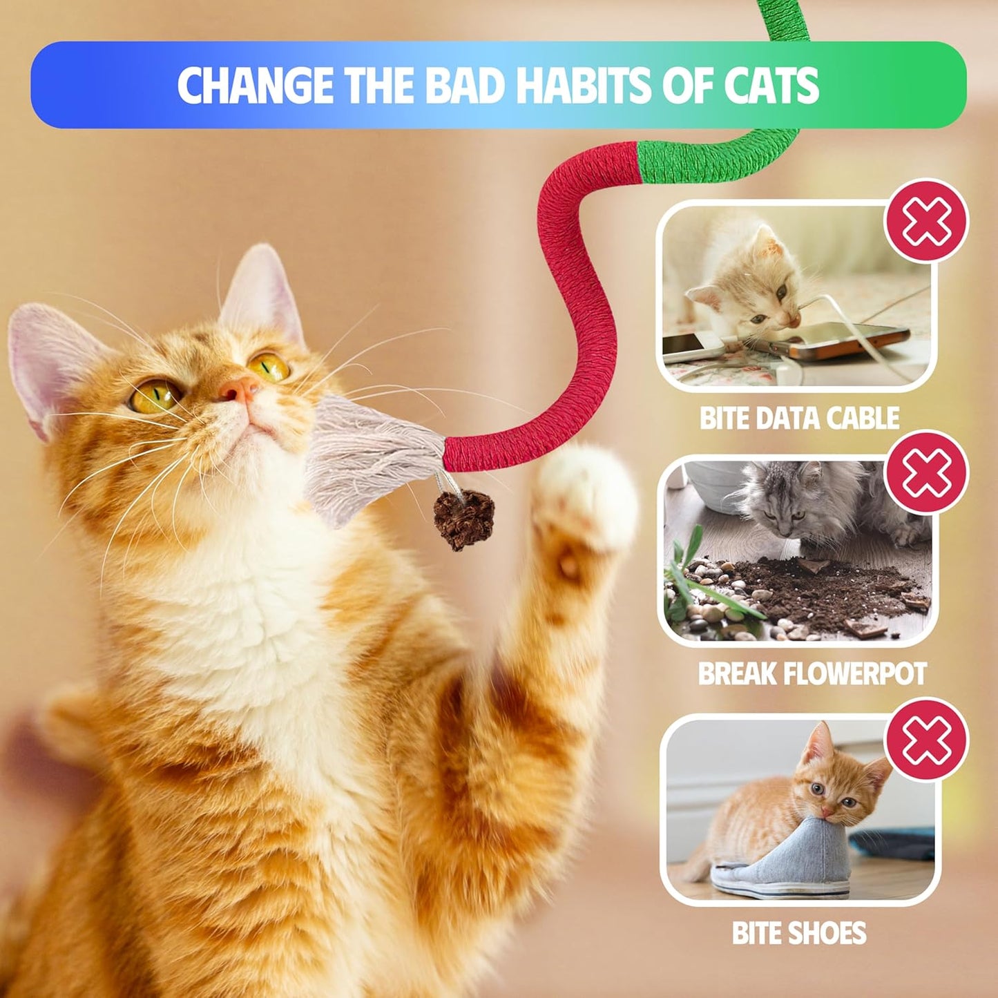 Silvervine Cat Chew Toys for Dental Care