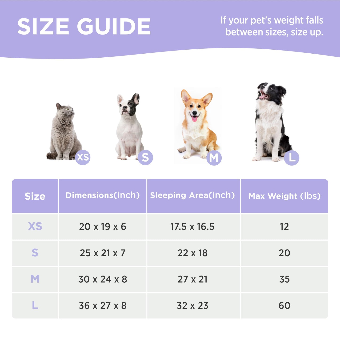 Rectangle Calming Bed